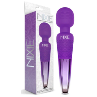 NIXIE Rechargeable Wand Massager, Purple Ombre Metallic
